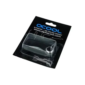 Адаптер Alphacool HF, Двоен нипел, G1/4 - G1/4, О-пръстен, Сребрист