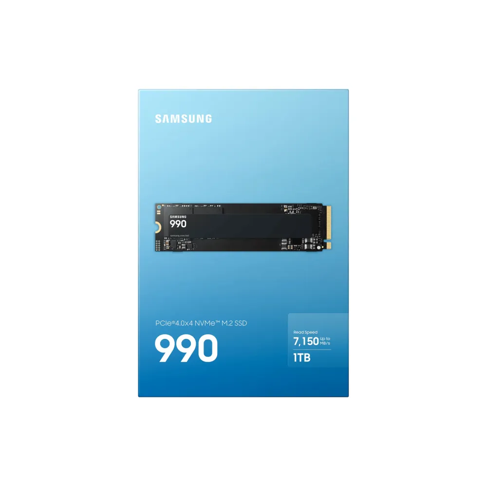 SSD SAMSUNG 990 1TB PCIe 4.0 NVMe M.2 SSD, MZ-V9V1T0BW