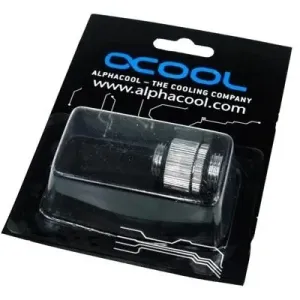Адаптер Alphacool HF, Двоен нипел, G1/4 - G1/4, Въртящ се, Сребрист