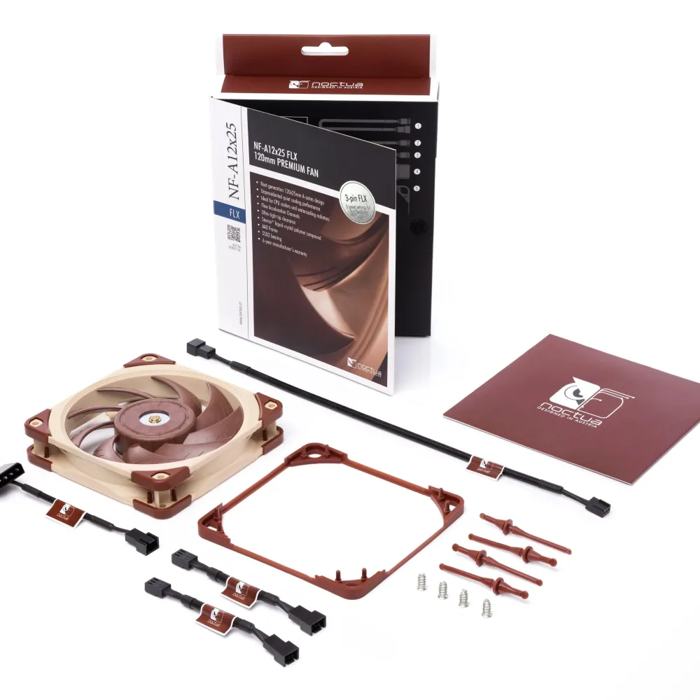 Вентилатор Noctua NF-A12x25 FLX, 120 mm Вентилатор Noctua NF-A12x25 FLX, 120 mm