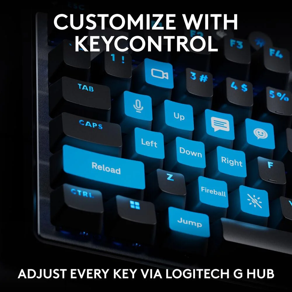Геймърска механична клавиатура Logitech G Pro X RAPID TKL, Magnetic Analog Switch, Черен