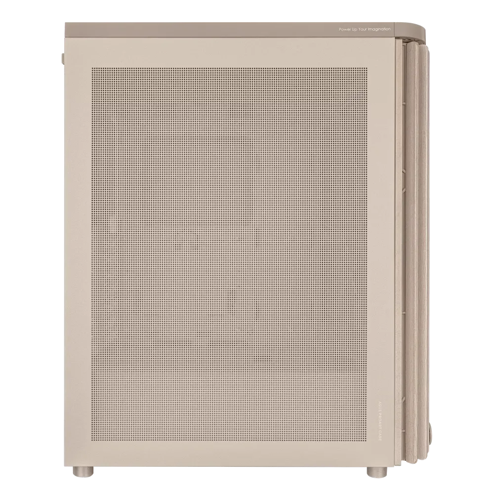 Кутия ASUS ProArt PA401 Wood Edition Beige - Mesh Panel
