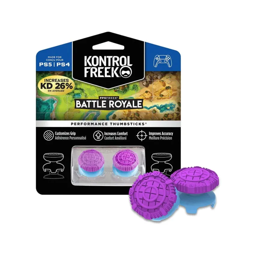 Аксесоар KontrolFreek FPS Performance Thumbsticks за PS5/PS4 Purple Аксесоар KontrolFreek FPS Performance Thumbsticks за PS5/PS4 Purple