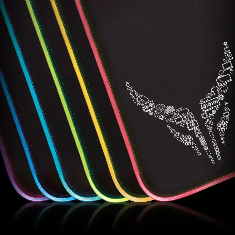 Подложка за мишка PowerColor Red Devil RGB - XL