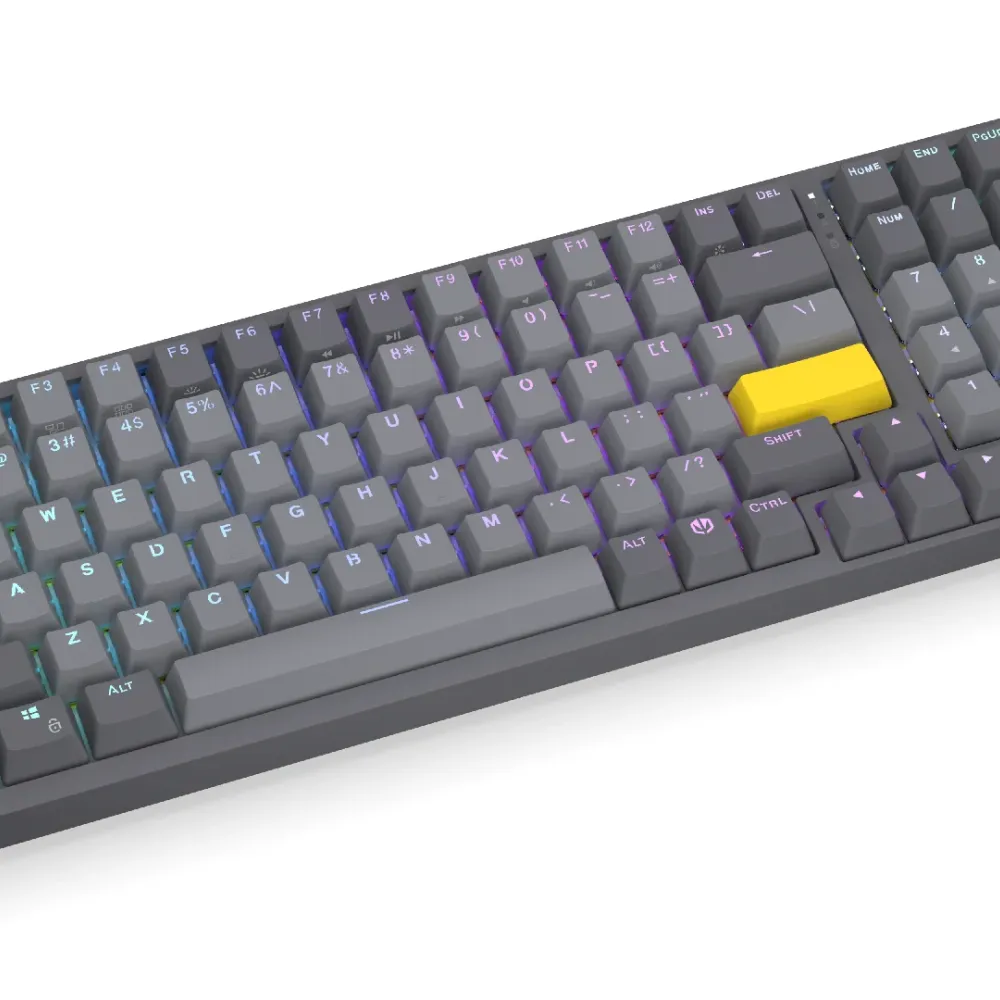 Геймърскa безжична механична клавиатура ENDORFY Celeris 1800 - Endorfy Yellow Switch - Full Size