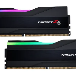Памет G.SKILL Trident Z5 RGB Black 64GB(2x32GB) DDR5 6400MHz Intel XMP F5-6400J3239G32GX2-TZ5RK