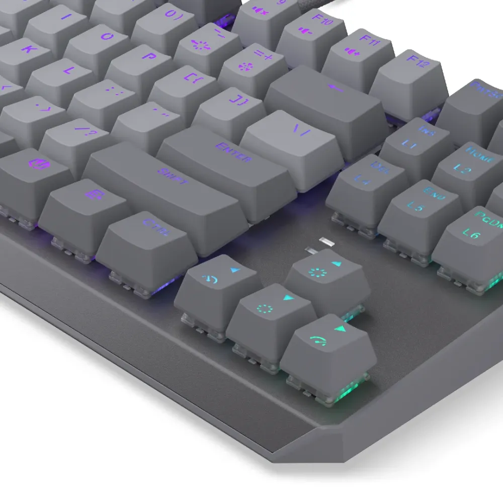 Endorfy механична клавиатура Thock V2 TKL, PBT, Endorfy Red switch, US Layout