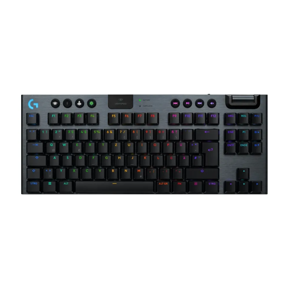 Безжична геймърска механична клавиатура Logitech G915X Lightspeed TKL - Tactile Switch