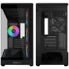 Кутия Lian Li Vector V100 MINI ARGB Mid-Tower, Tempered Glass - Black
