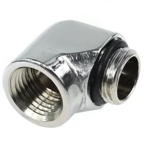Адаптер Alphacool HF, G1/4 външна резба - G1/4, вътрешна резба, Сребрист