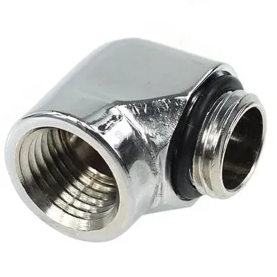 Адаптер Alphacool HF, G1/4 външна резба - G1/4, вътрешна резба, Сребрист