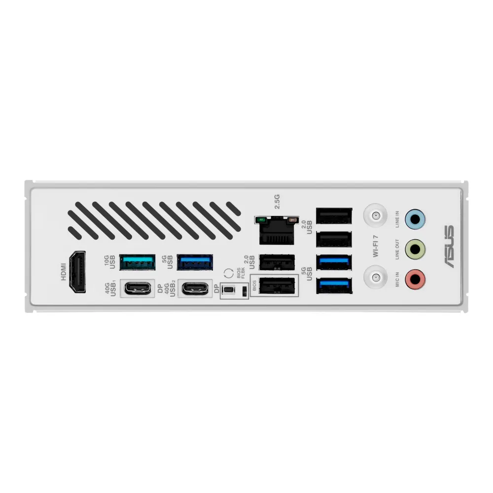 Дънна платка ASUS X870 MAX GAMING WHITE WiFi7 AM5 DDR5