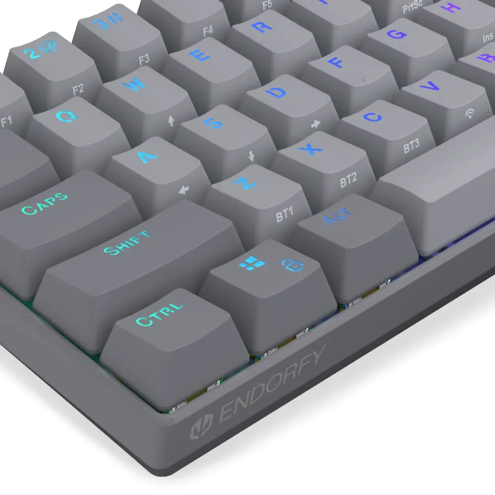 Endorfy механична клавиатура Thock Wireless V2 Compact, PBT, Endorfy Yellow, US Layout