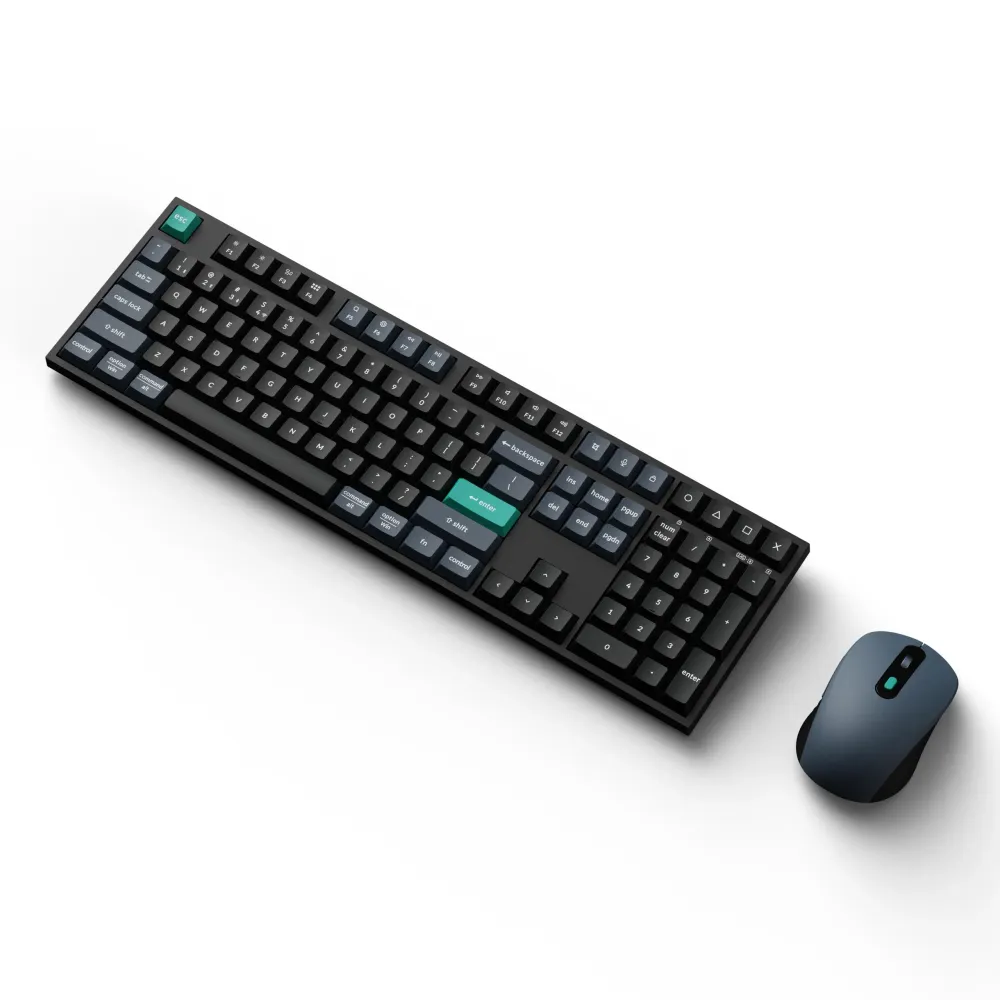 Комплект клавиатура и мишка Keychron B36 Deep Black и BM25 Wireless/BT/Wired Combo - TKL
