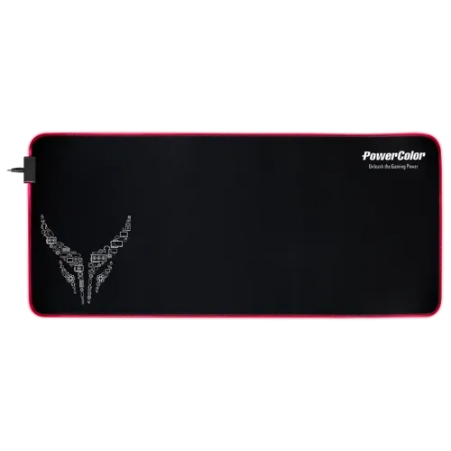 Подложка за мишка PowerColor Red Devil RGB - XL Подложка за мишка PowerColor Red Devil RGB - XL