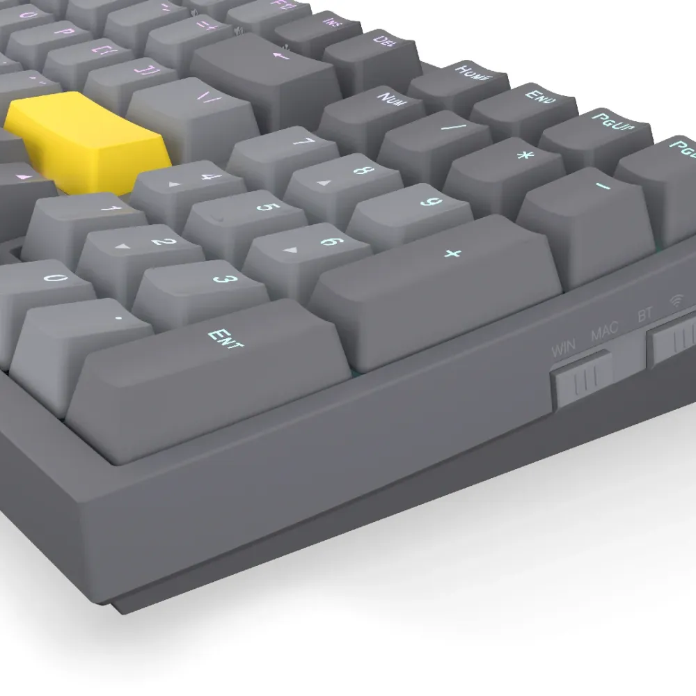 Геймърскa безжична механична клавиатура ENDORFY Celeris 1800 - Endorfy Yellow Switch - Full Size