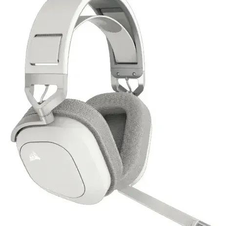 Геймърски слушалки с микрофон Corsair HS80 MAX White безжични и блутут PC/PS5/PS4