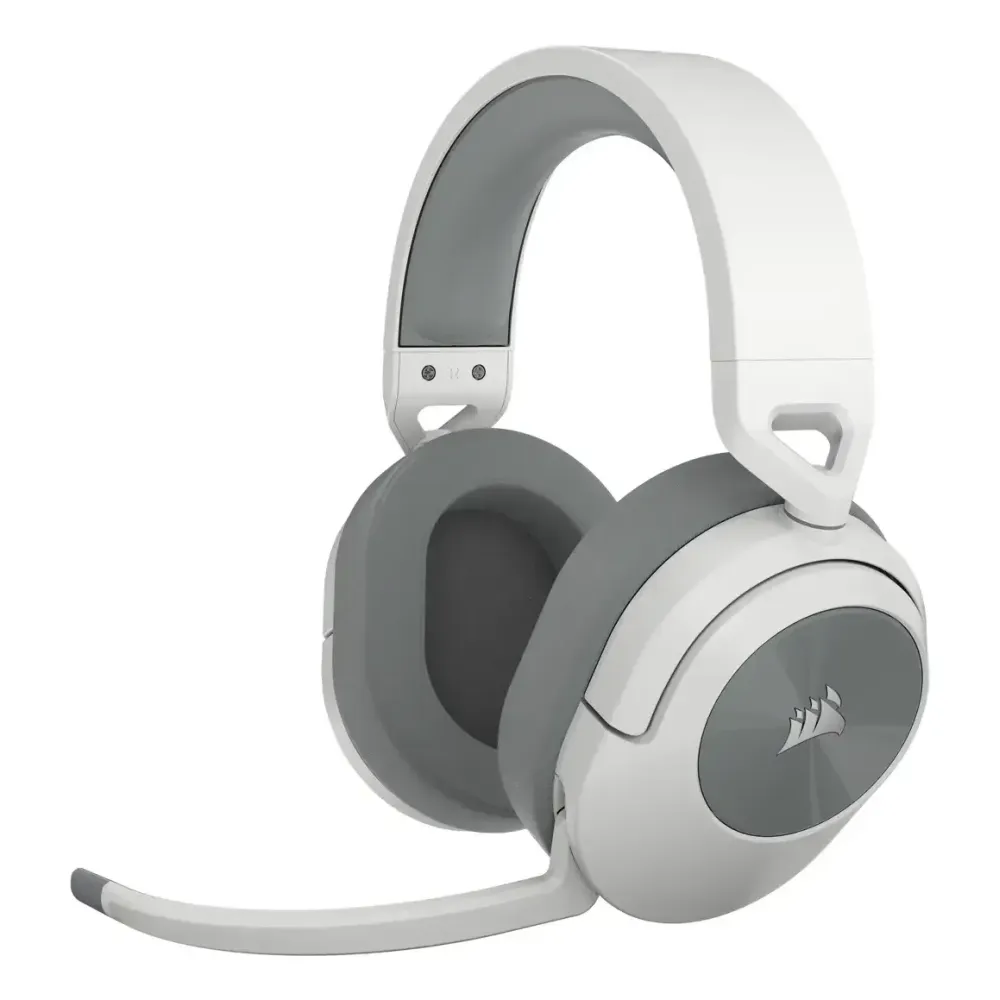 Геймърски слушалки с микрофон Corsair HS55 White безжични и блутут PC/PS5/PS4