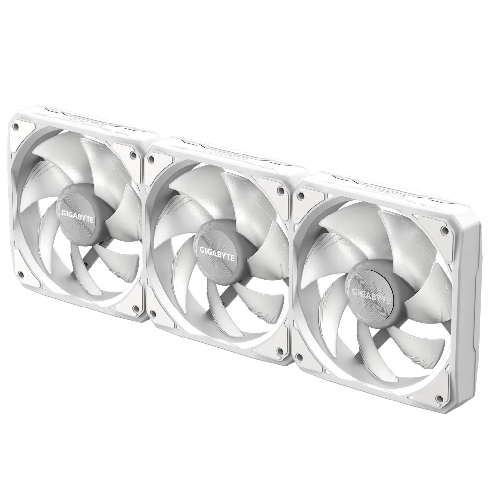 Комплект вентилатори 3-Pack GIGABYTE AORUS EZ CHAIN FAN 120 ICE, 120x120x25mm ARGB