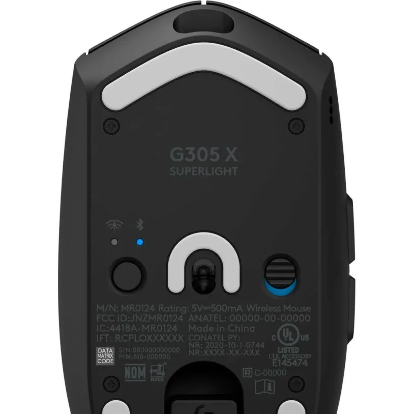 Геймърска безжична мишка Logitech G305 X Superlight - Черен
