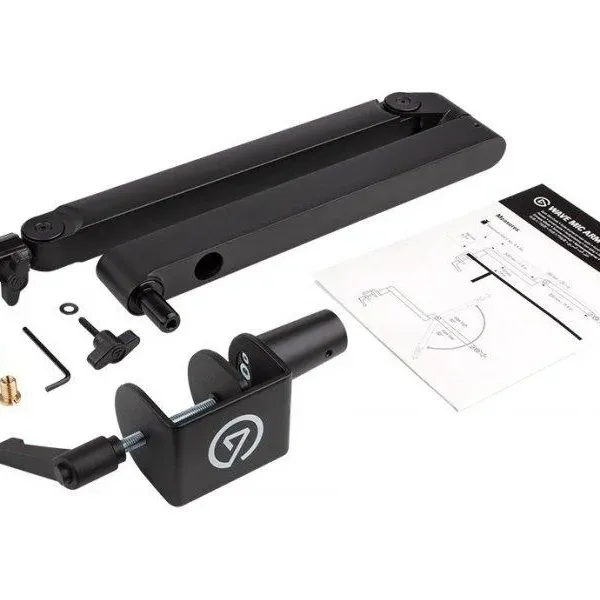 Стойка за микрофон Elgato Wave Mic Arm LP - Черно