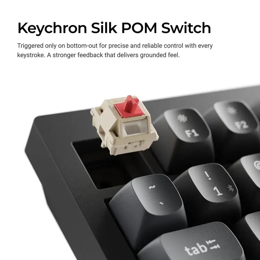 Безжична механичка клавиатура Keychron V6 Ultra 8K - Silk POM Switch Banana Безжична механичка клавиатура Keychron V6 Ultra 8K - Silk POM Switch Banana