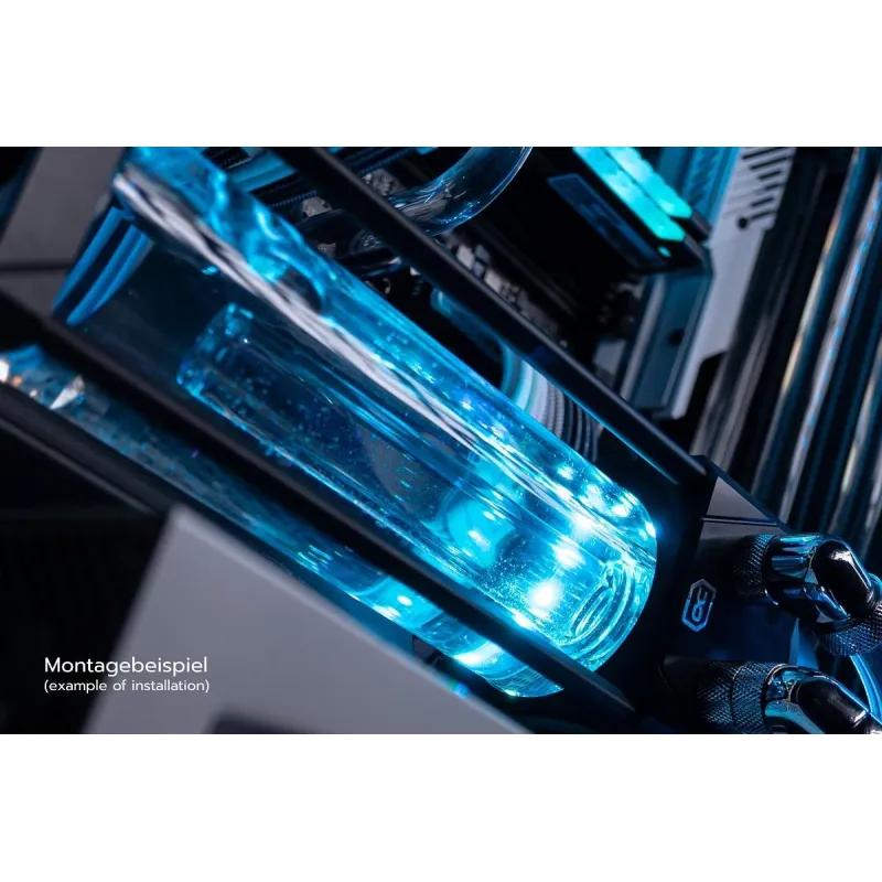 Резервоар Alphacool Eisbecher Aurora, D5 Acetal/Glas, 150mm Резервоар Alphacool Eisbecher Aurora, D5 Acetal/Glas, 150mm