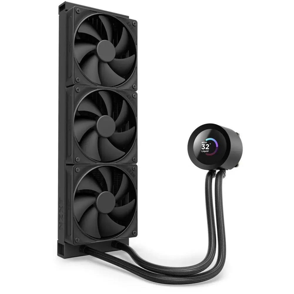 Охладител за процесор NZXT Kraken Plus 360 LCD Display - Black Охладител за процесор NZXT Kraken Plus 360 LCD Display - Black