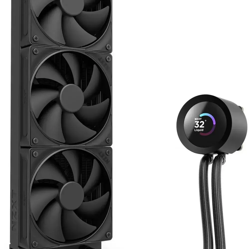 Охладител за процесор NZXT Kraken Plus 360 LCD Display - Black