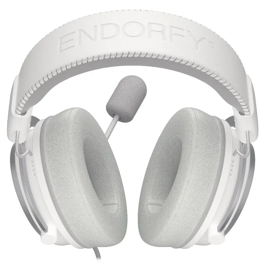 Геймърски слушалки ENDORFY Viro Plus 7.1 USB - Onyx White