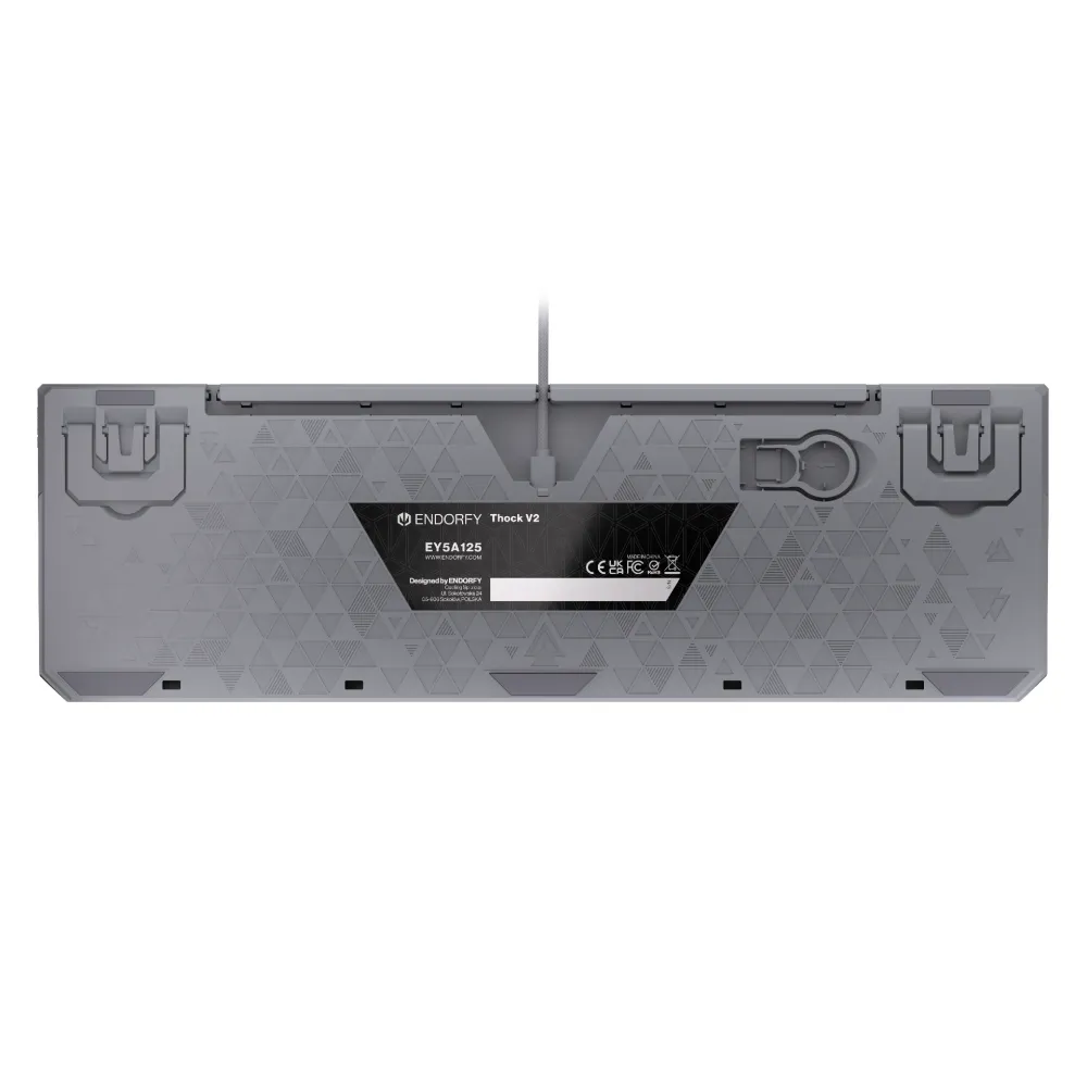 Endorfy механична клавиатура Thock V2 Full Size, PBT, Endorfy Red switch, US Layout