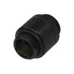 Адаптер Alphacool HF, Двоен нипел, G1/4 - G1/4, Въртящ се, Черен мат