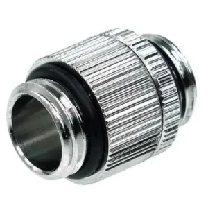 Адаптер Alphacool HF, Двоен нипел, G1/4 - G1/4, Въртящ се, Сребрист