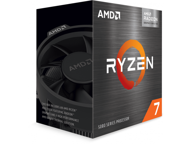 Процесор AMD RYZEN 7 5700G, 3.8GHz (Up to 4.6GHz) 20MB Cache, 65W, AM4, BOX