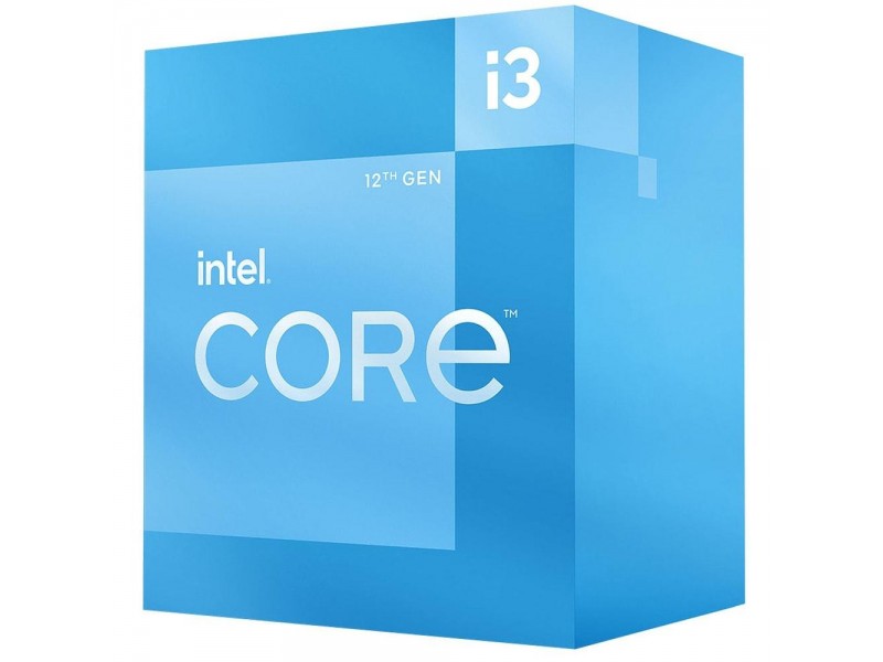 Процесор Intel Alder Lake Core i3-12100F, 4 Cores, 8 Threads (3.3GHz Up to 4.3Ghz, 12MB, LGA1700), 58W, BOX