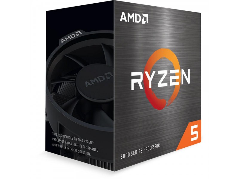 Процесор AMD Ryzen 5 5500, AM4 Socket, 6 Cores, 12 Threads, 3.6GHz(Up to 4.2GHz), 19MB Cache, 65W, BOX