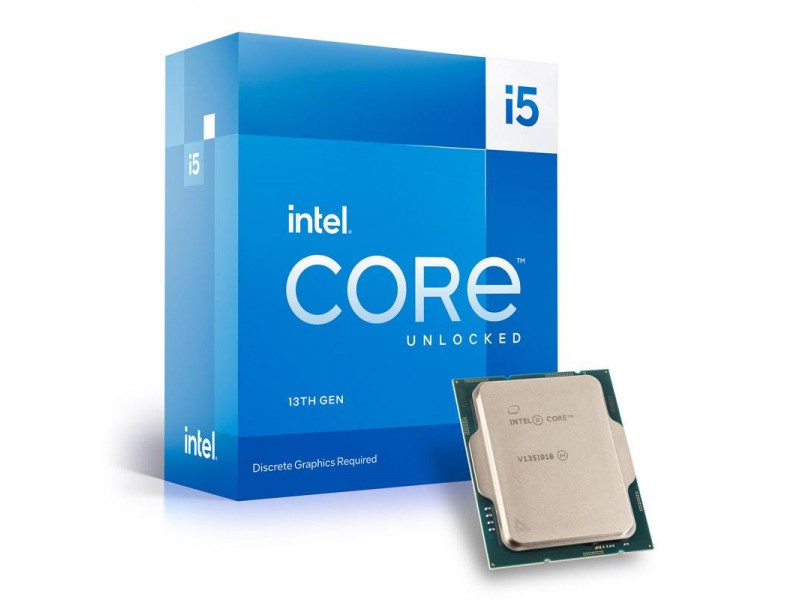 Процесор Intel Raptor Lake i5-13600KF 14 Cores 3.5 GHz (Up to 5.1GHz) 24MB, 125W, LGA1700, BOX, No Graphics