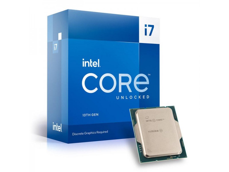 Процесор Intel Raptor Lake i7-13700 8P+8E Cores 2.10 GHz (Up to 5.2GHz) 30MB, 65W, LGA1700, BOX