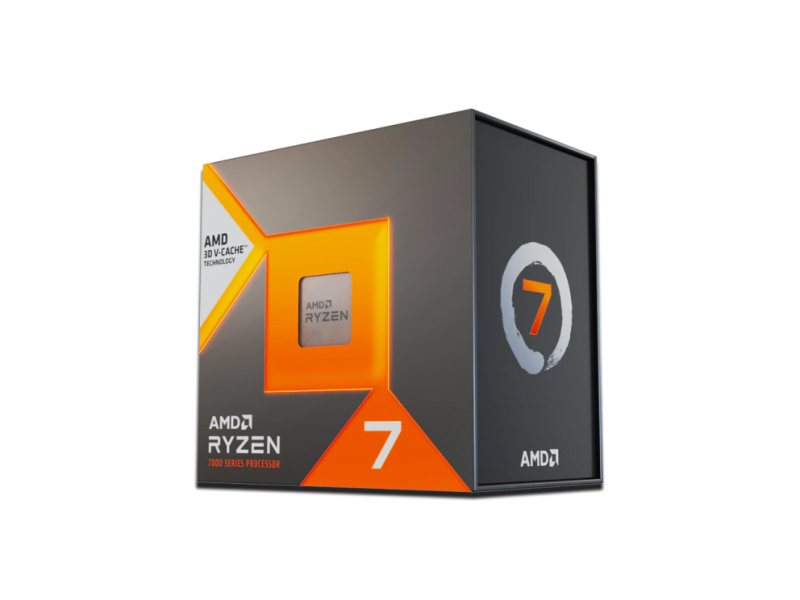 Процесор AMD RYZEN 7 7800X3D 8-Core 4.2 GHz (5.0 GHz Turbo), BOX, Без вентилатор