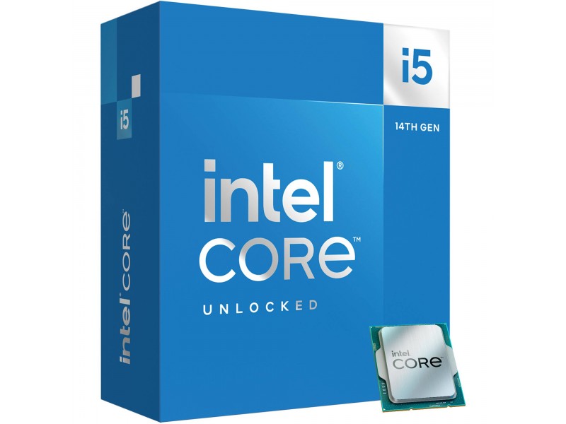 Процесор Intel Raptor Lake i5-14600KF 14 Cores 3.5 GHz (Up to 5.3GHz) 24MB, 125W, LGA1700, BOX, No Graphics