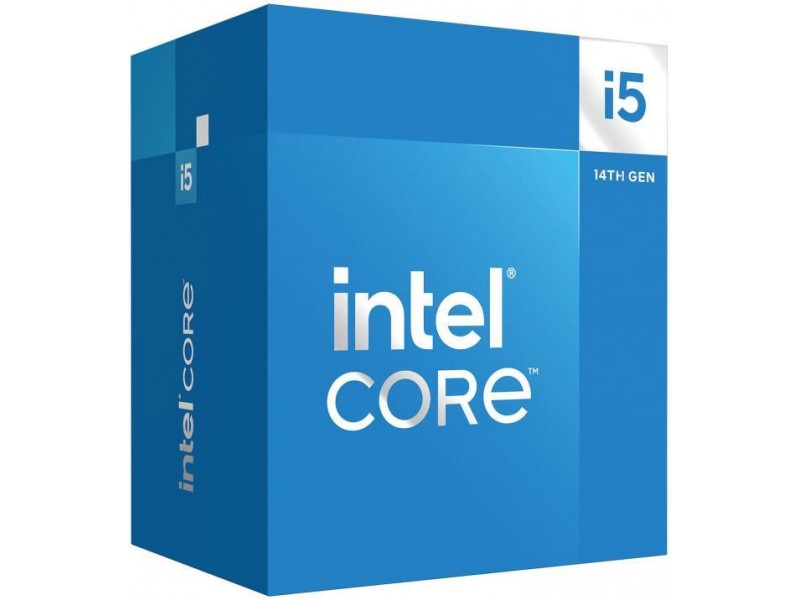 Процесор Intel Raptor Lake Core i5-14400, 6P+4E Cores, 2.50 GHz, 20MB, LGA1700, 65W, BOX