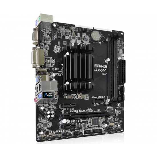 Дънна платка ASROCK J3355M, Intel® Dual-Core Processor J3355, mATX, 2x DDR3/DDR3L