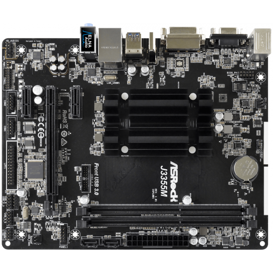Дънна платка ASROCK J3355M, Intel® Dual-Core Processor J3355, mATX, 2x DDR3/DDR3L