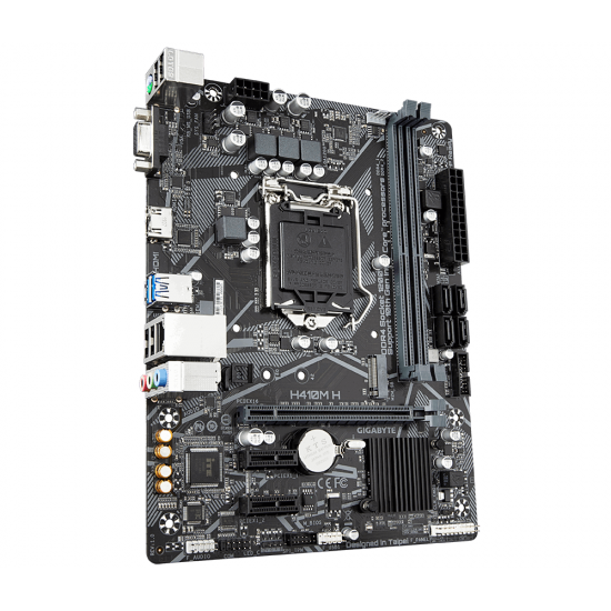 Дънна платка GIGABYTE H410M-H V2, Socket 1200 (400 Series), 2 x DDR4