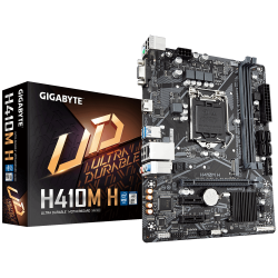 Дънна платка GIGABYTE H410M-H V2, Socket 1200 (400 Series), 2 x DDR4