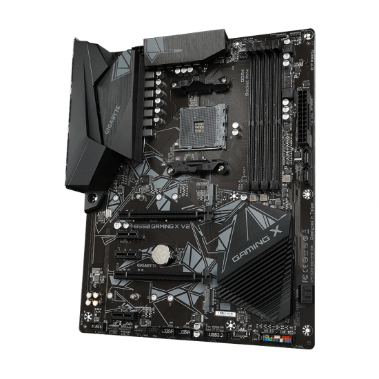 Дънна платка GIGABYTE B550 GAMING X V2 Socket AM4, 4 x DDR4, RGB Fusion, V2 (rev. 1.0)