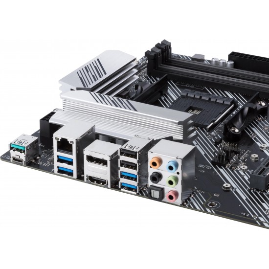 Дънна платка ASUS PRIME B550-PLUS, socket AM4, 4xDDR4, Aura Sync, PCIe 4.0, Dual M.2
