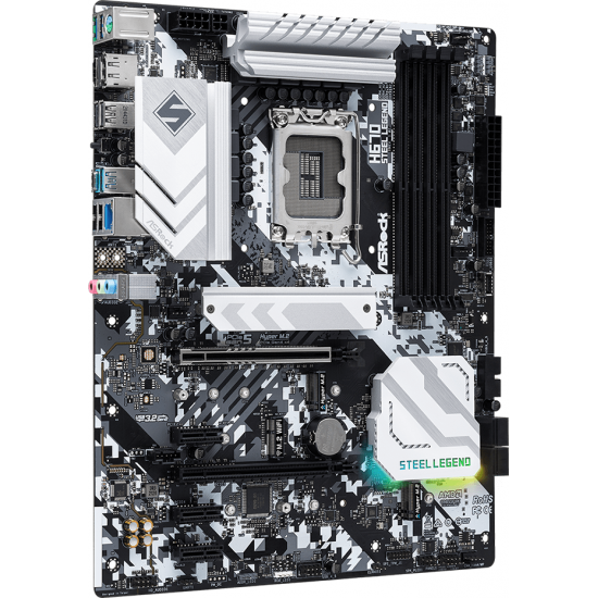 Дънна платка ASRock H670 Steel Legend, LGA1700, DDR4, ATX