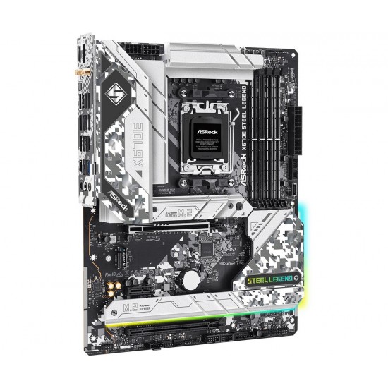 Дънна платка ASROCK X670E STEEL LEGEND, Socket AM5, ATX, 4xDDR5