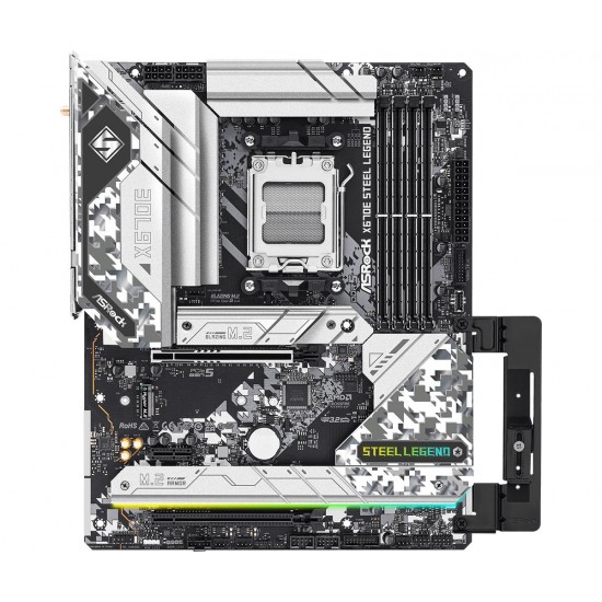 Дънна платка ASROCK X670E STEEL LEGEND, Socket AM5, ATX, 4xDDR5